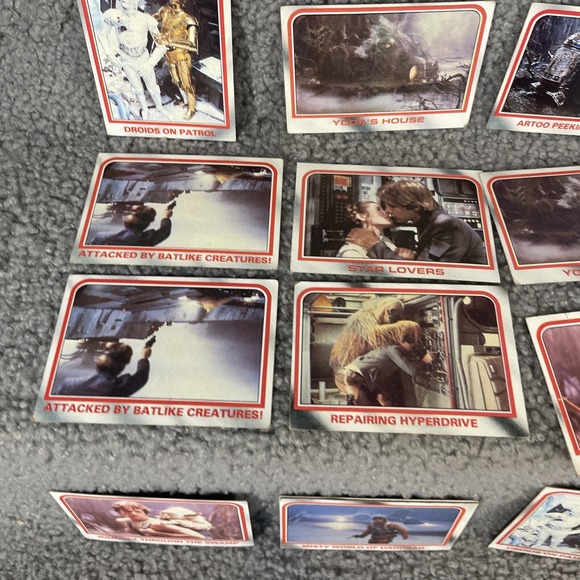 Vintage 1980 Topps Star Wars THE EMPIRE STRIKES BACK Lot Of 29 Cards - Picture 15 of 15